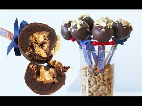 SNICKERS CAKE POPS! Recipe by My Cupcake Addiction - YouTube