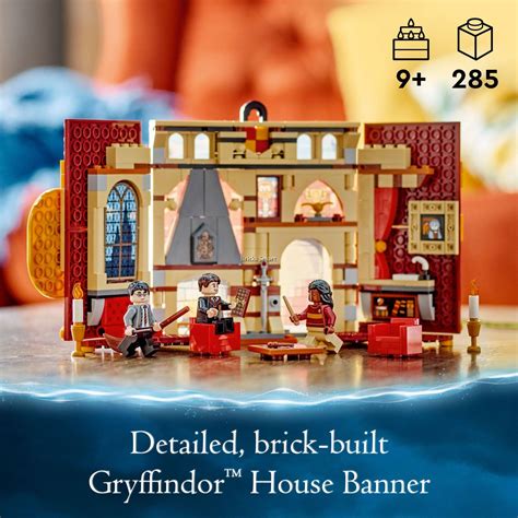 LEGO 76409 Harry Potter Gryffindor House Banner Building Toy Set