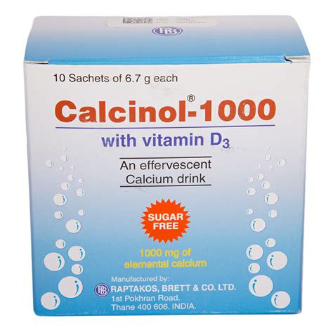 CALCINOL- 1000 WITH D3 SATCHETS 10S - RangeChem Pharmaceuticals Limited ...