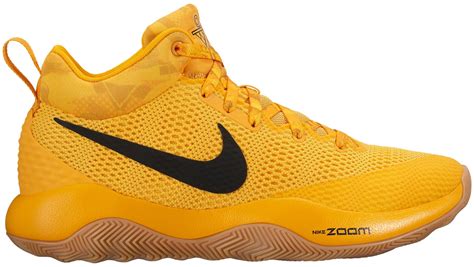 Nike Men's Zoom Rev 2017 Basketball Shoes - Yellow/Black - 11.0 - Walmart.com