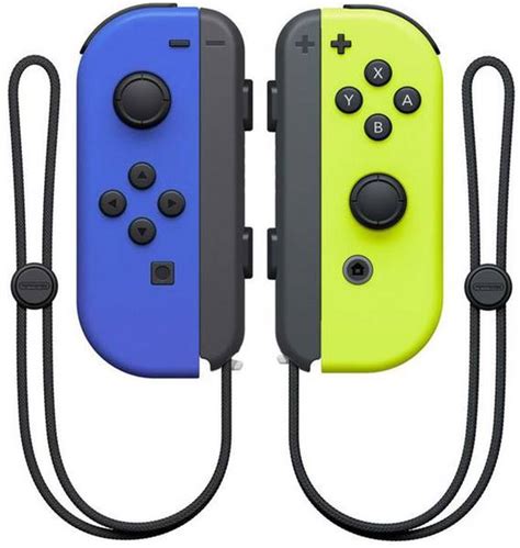 Nintendo Switch Joy-Con 2er-Set blau/neon-gelb Controller Nintendo ...