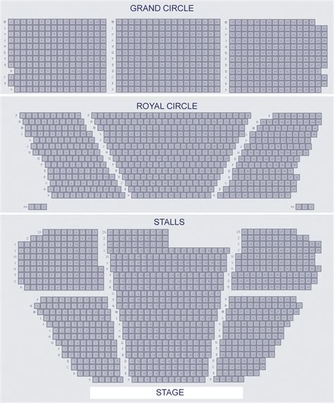 Lyceum Theatre Seating Plan