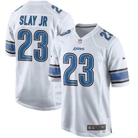 Nike Darius Slay Detroit Lions White Game Jersey