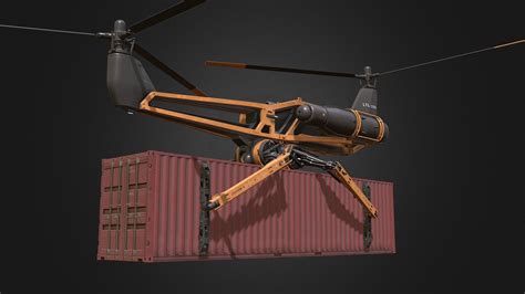 Cargo Drone 2 - Buy Royalty Free 3D model by Jonas Prunskus (@JPrun ...