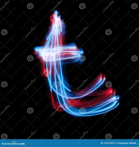 Letter T of the Alphabet Made from Neon Signs Stock Photo - Image of ...