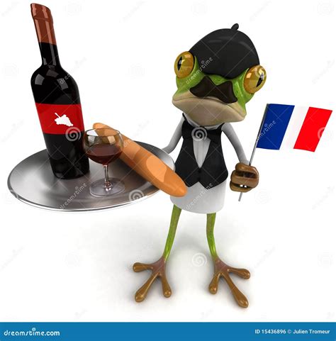 French frog stock illustration. Illustration of slimy - 15436896