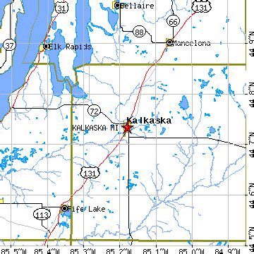 Kalkaska, Michigan (MI) ~ population data, races, housing & economy