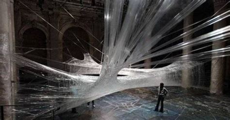 Strange world: World’s Largest Spider Web Ever Spun