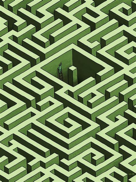 Maze design, Labyrinth design, Isometric art