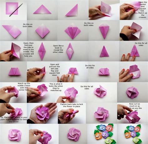 kawasaki rose origami instructions ~ 3d origami for kids