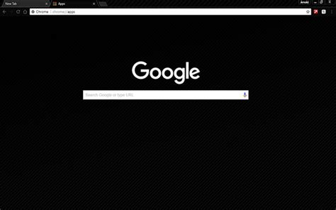 Dark Black Google Chrome Theme | Chrome Themes