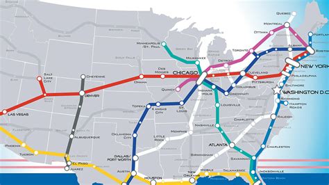 A Beautiful Vision Of An American High-Speed Rail Map | Fast Company