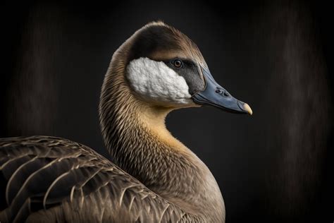 A wild goose that is one of nature's most stunning specimens