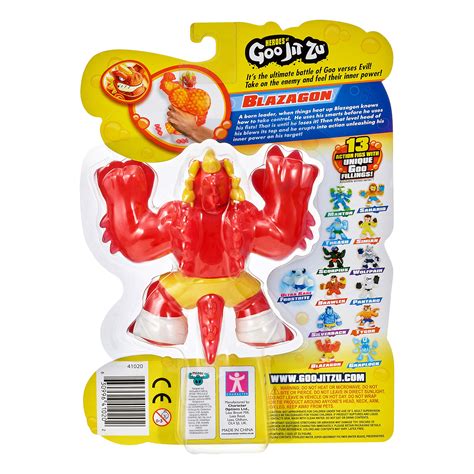 Heroes of Goo Jit Zu - Gooey Dragon Action Figure, Blazagon- Buy Online in India at Desertcart ...