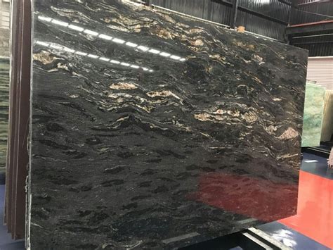 Cosmic Black Titanium Granite Slabs for Granite Countertop Granite Worktops - China Black White ...