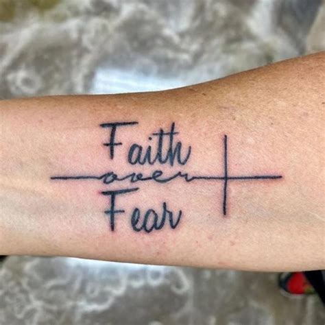 32 Best Faith Over Fear Tattoo Ideas - Read This First