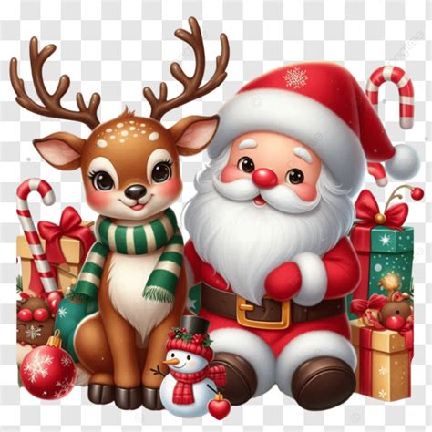 Hình ảnh Ông Già Noel 3d Và Những Chú Tuần Lộc Mang đến Niềm Vui Giáng Sinh Trong Khung Cảnh ...