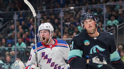 Panarin scores two goals lifting Rangers over Kraken 4-1 | king5.com