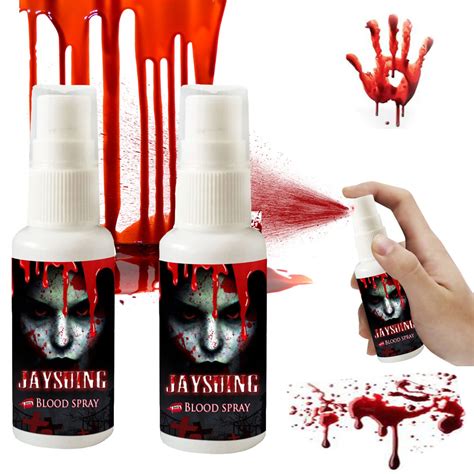 Amazon.com : Halloween Fake Blood,Fake Blood,Fake Blood Spray,Makeup Blood Splatter,Fake Blood ...