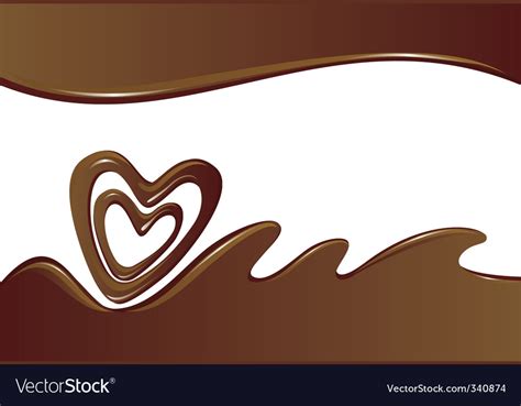 Chocolate background Royalty Free Vector Image