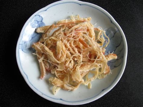 Saki-ika (Shredded Dried Squid) Tempura – Hiroko's Recipes