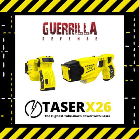 TASER X26 with Laser – Guerrilla Defense Personal Protection & Safety