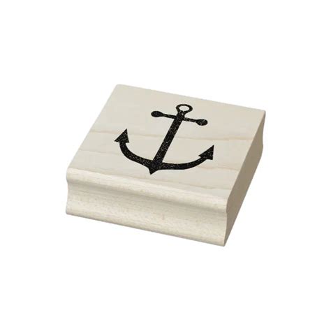 Anchor Rubber Stamp | Zazzle