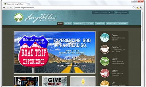 10 Beautiful Examples of Church Website Designs - DuoParadigms Public Relations & Design, Inc.