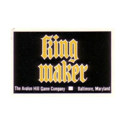 Avalon Hill War Games Kingmaker - Event Card Variant Set Bag EX | eBay