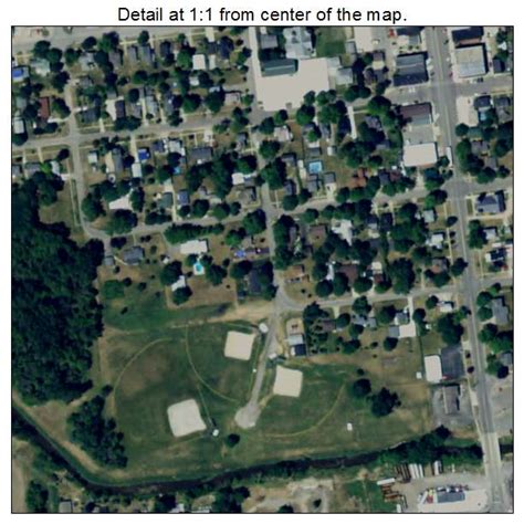 Aerial Photography Map of Ovid, MI Michigan