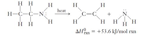 Solved: Ethylamine undergoes an endothermic gas phase dissociat... | Chegg.com