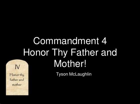 4th commandment