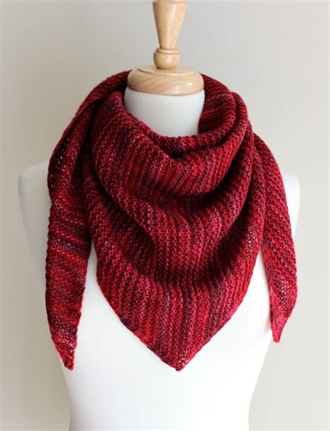 Free Knit Scarf Pattern - Knitting Patterns