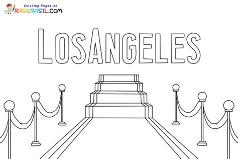 Los Angeles Coloring Pages