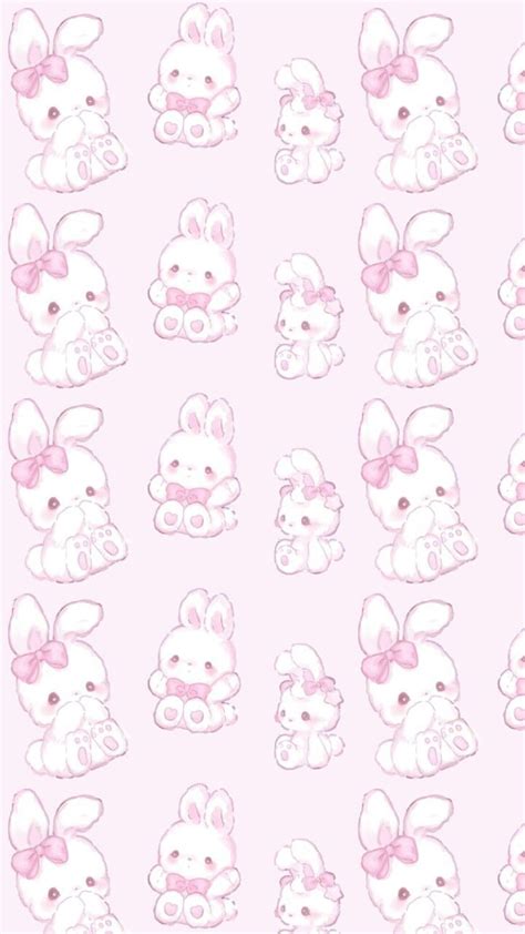 Cute Kawaii Bunny, Cute Pink Bunny HD phone wallpaper | Pxfuel