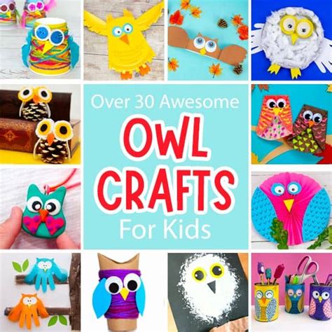 Cute Owl Crafts For Kids - Kids Craft Room