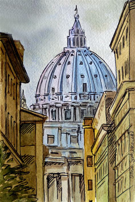 Vatican City Painting by Irina Sztukowski - Fine Art America