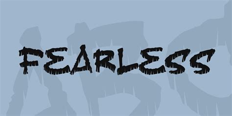 Fearless Font FREE Download & Similar Fonts | FontGet