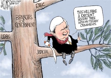 Gingrich vs Judicial branch: Editorial cartoon - cleveland.com