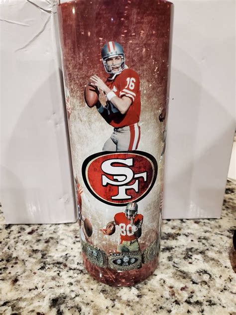 San Francisco 49ers Legends 20oz Skinny Straight Tumbler | Etsy