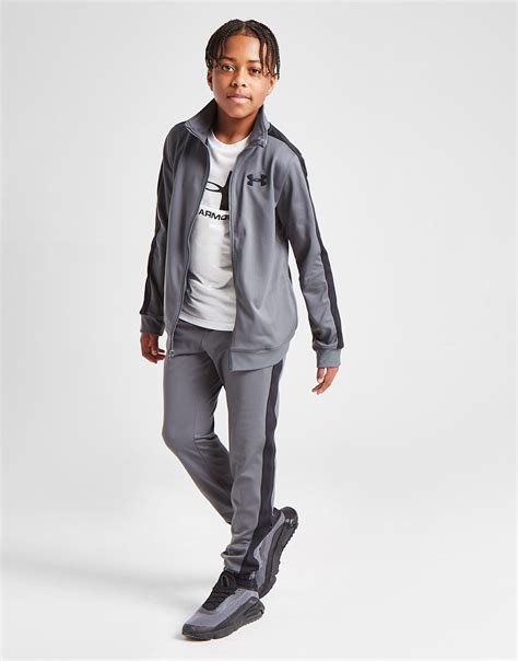 Grey Under Armour Knit Tracksuit Junior - JD Sports Ireland