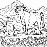 Cow Coloring Pages 19  Gem sketch template