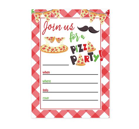 Pizza Party Invitation DIY | Invitation Templates ~ Creative Market