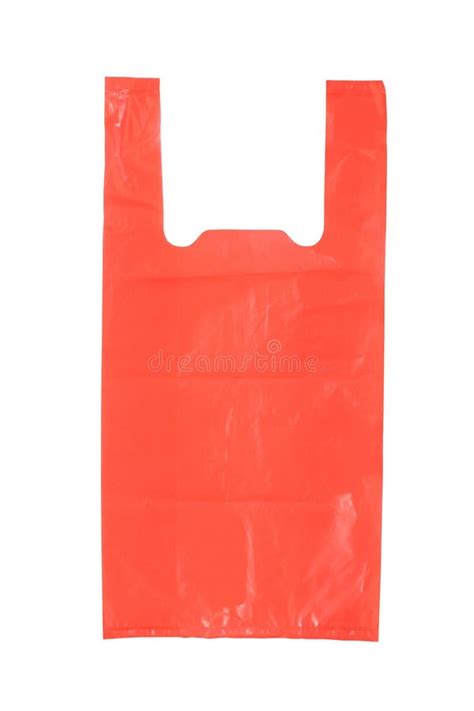 Red Plastic Bag stock photo. Image of container, carry - 26958574