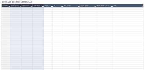 Excel Guest List Template