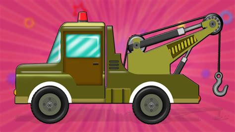 Tow Truck | Vehicle Cartoons For Children by Kids Channel - YouTube