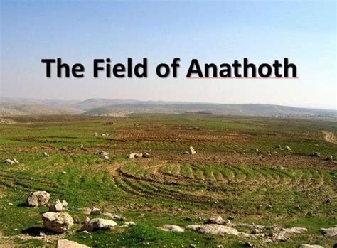 map of anathoth | The Field of Anathoth | Jesus, Jeremiah 32, Lord almighty