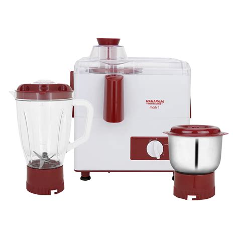 Buy Maharaja Whiteline Mark 1 450 Watt 2 Jars Juicer Mixer Grinder (Multi-Functional Blade ...