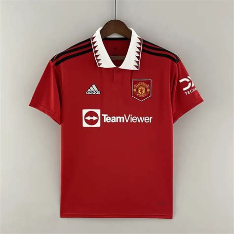 Man United Jersey 22/23 Home Jersi Custom Name 2022 2023 Man utd Men Soccer Jersey Shirts MU ...