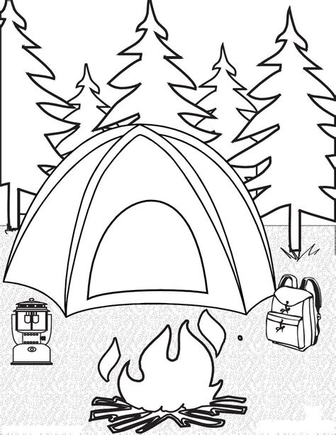 Free Printable Camping - Printable Word Searches